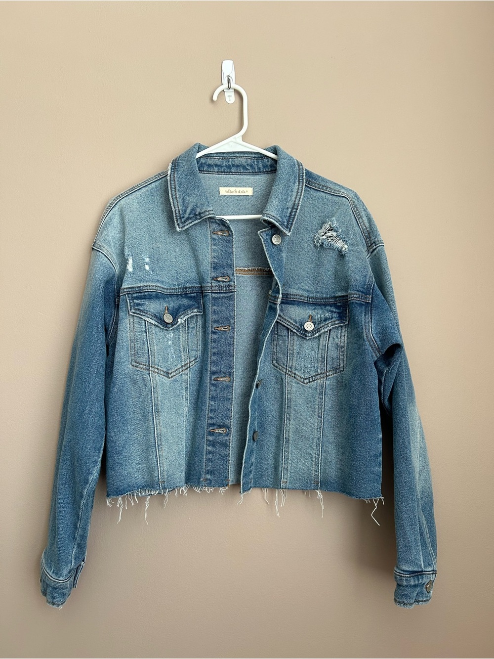 Altar'd State // Cropped Denim Jacket